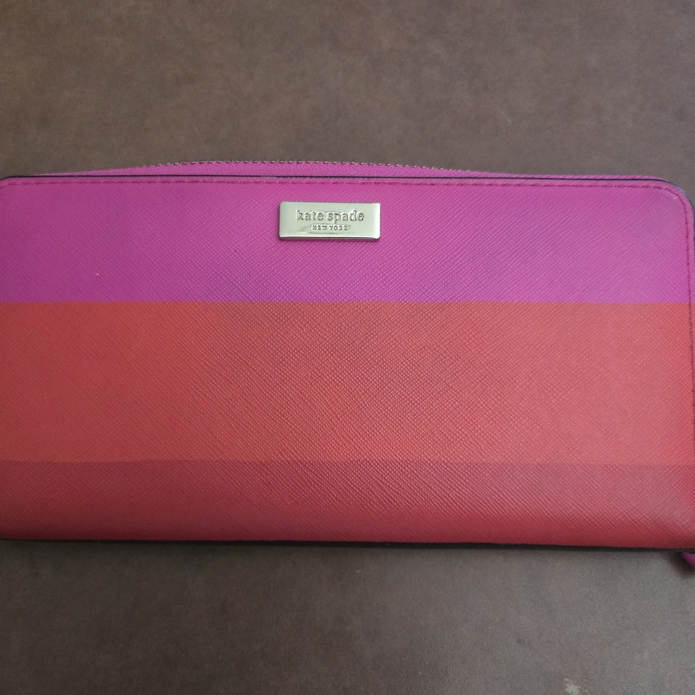 Kate Spade Pink and Red Wallet